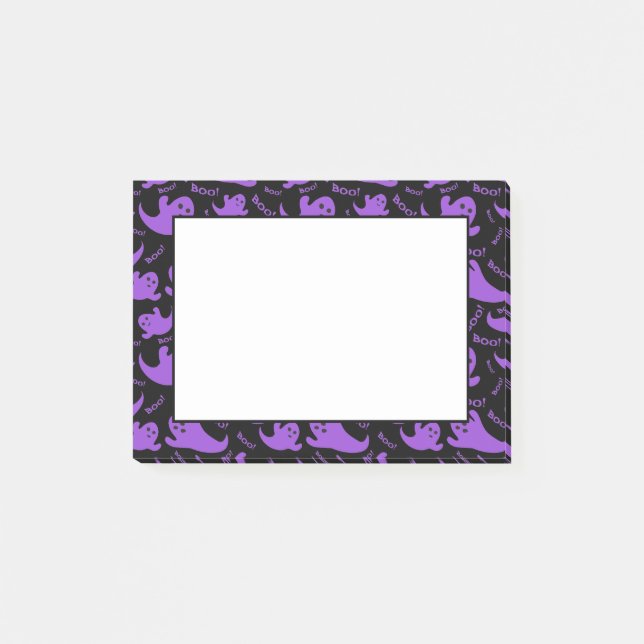 Post-it® Notes des billets de Halloween Boo Ghosts (Devant)