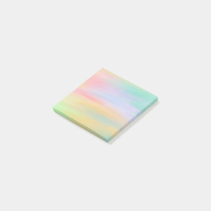 Post-it® Notes d'essai en arc-en-ciel Pastel