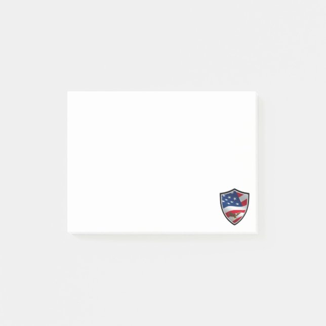 Post-it® Notes d'indicateur Usa (Devant)