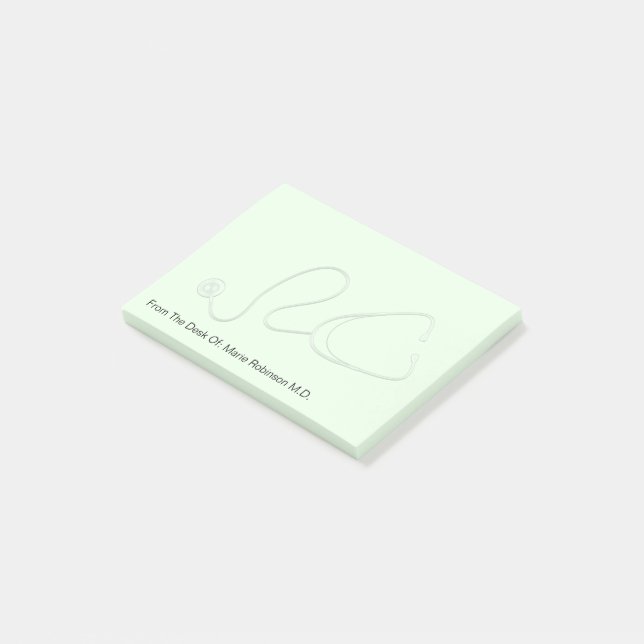Post-it® Notes du billet sur le thème du médecin Médicale S (Incliné)