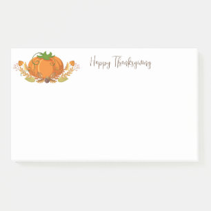 Post-it® Notes du Citrouille de Thanksgiving