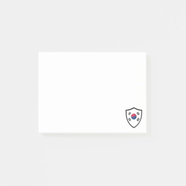 Post-it® Notes du drapeau sud-coréen (Devant)