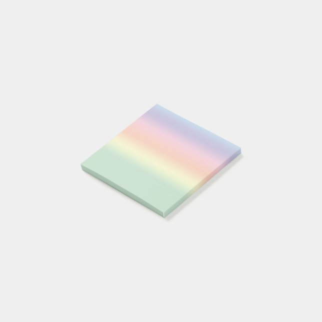 Post-it® Notes du Pastel Rainbow Post-it (Incliné)