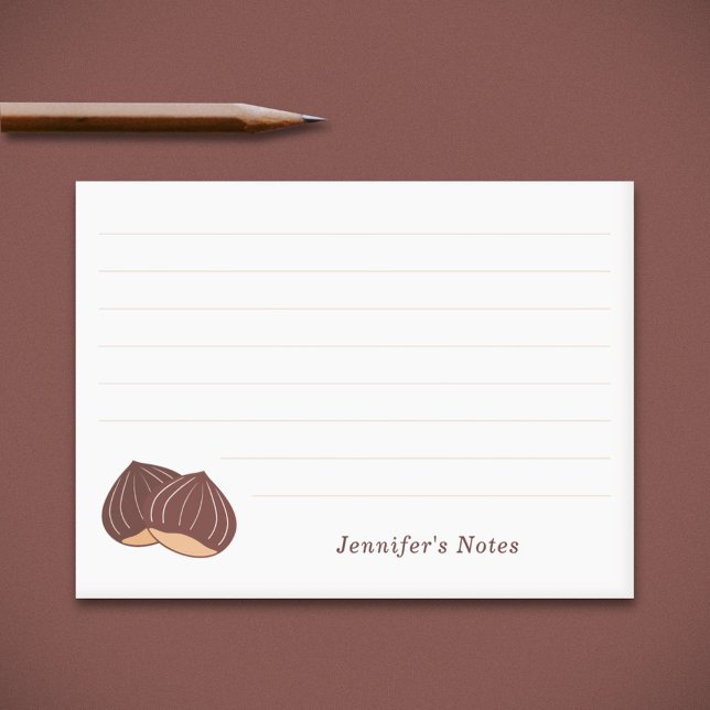 Post-it® Notes en bâtonnet de châtaigne (Chestnut Sticky Notes)