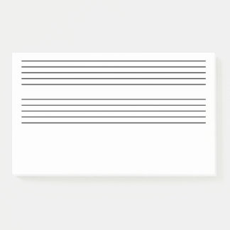 Post-it® Notes enormes de musique