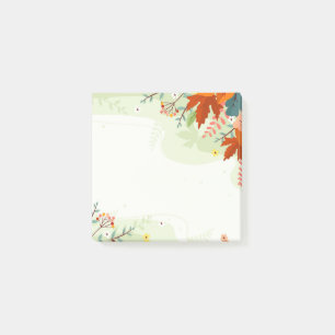 Post-it® Notes Feuilles des couleurs d'automne