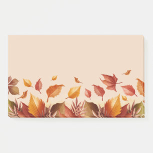 Post-it® Notes Feuilles des couleurs d'automne