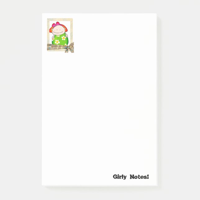 Post-it® Notes Fleurs Féminines  (Devant)