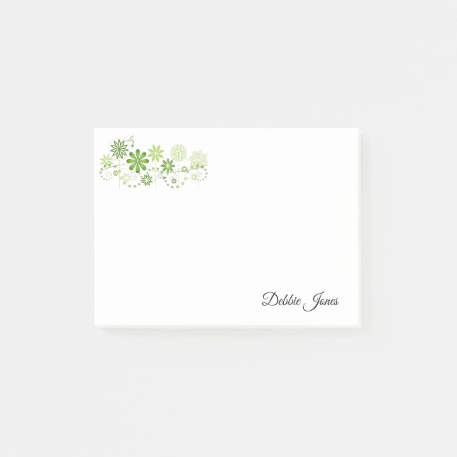 Post-it-Notes-Floral Post-it Notes (Front)