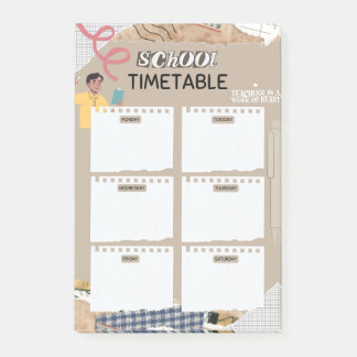 Post it notes for all teachers