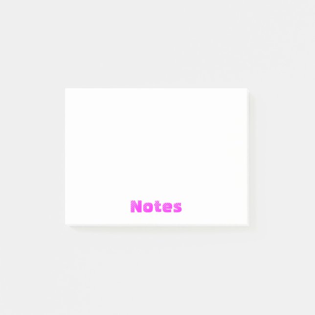 Post-it® Notes Fuchsia Post-It (Devant)