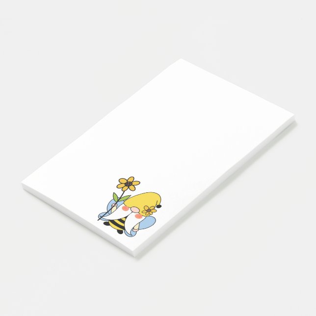 Post-it® Notes gnome bourdon tournesol (Incliné)