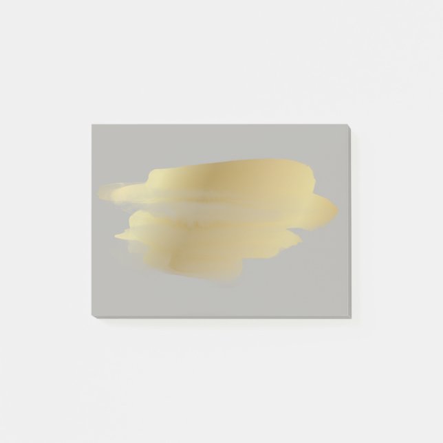 Post-it® Notes Gold Smudge Post it (Devant)