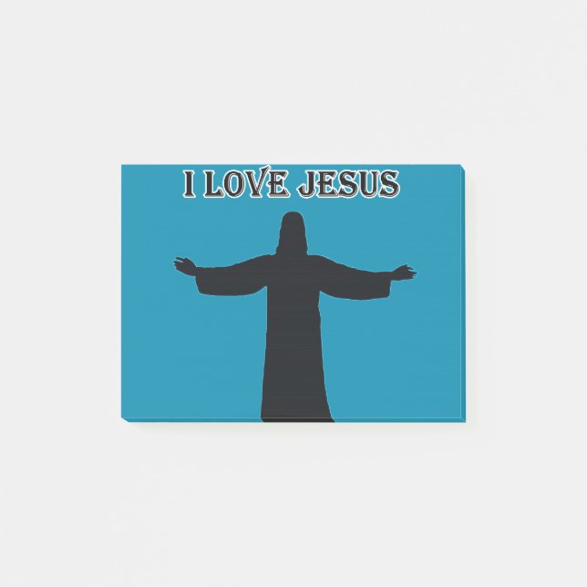 Post-It Notes i love jesus (Front)