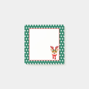 Post-It Notes Joyeux Noël Chien Corgi