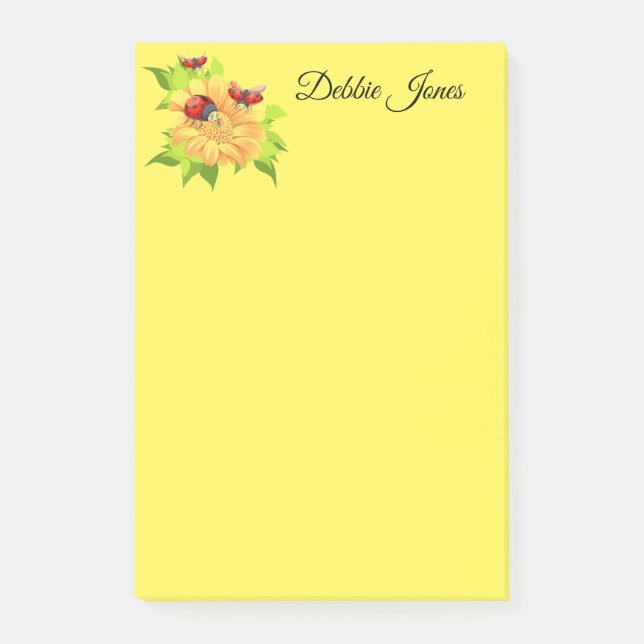 Post-it-Notes-Ladybugs Post-it Notes (Front)