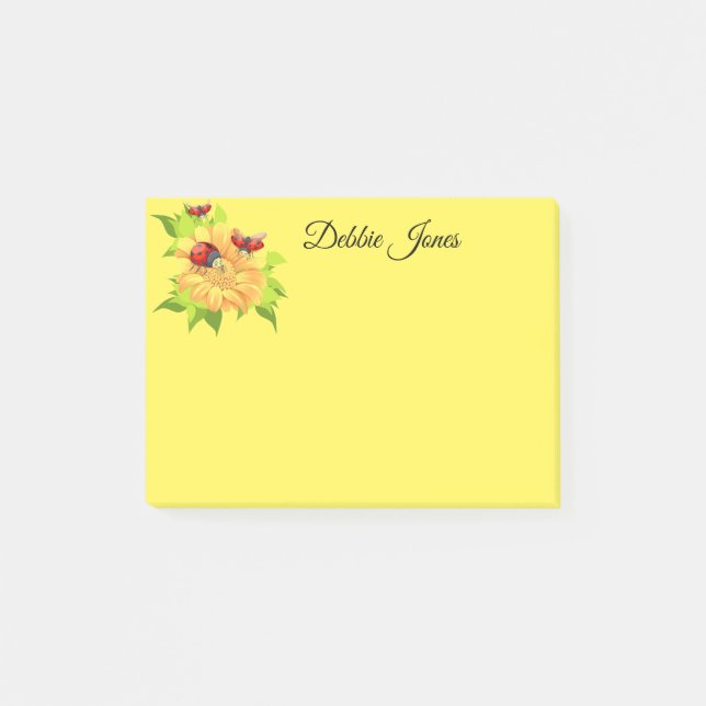 Post-it-Notes-Ladybugs Post-it Notes (Front)