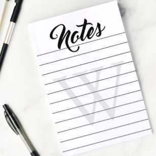 Post-it® Notes linéaires monogrammes