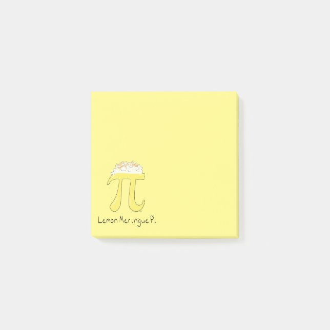 Post-it® Notes mignonnes de jour des maths pi de la (Devant)