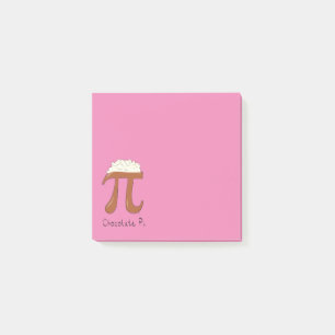 Post-it® Notes mignonnes de jour des maths pi du chocolat