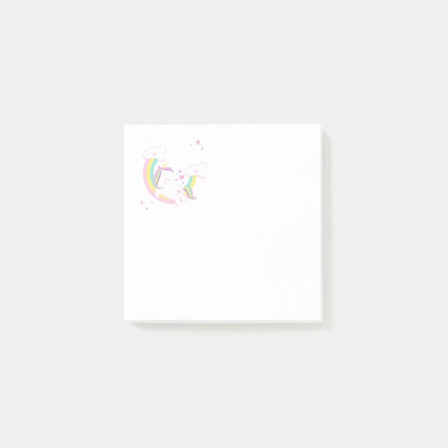 Post-it® Notes mignonnes de licorne (Devant)