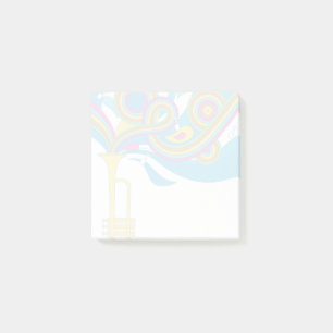 Post-it® Notes musicales en arc-en-ciel