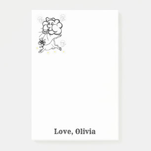 Post-it® Notes Nuages de vache Colorier Publier la note