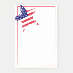 Post-it-Notes-Patriotic Star Post-it Notes