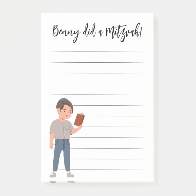 Post-it® Notes personnalisées de Mitzvah (Devant)