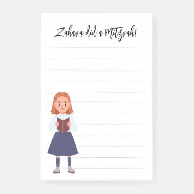 Post-it® Notes personnalisées de Mitzvah (Devant)