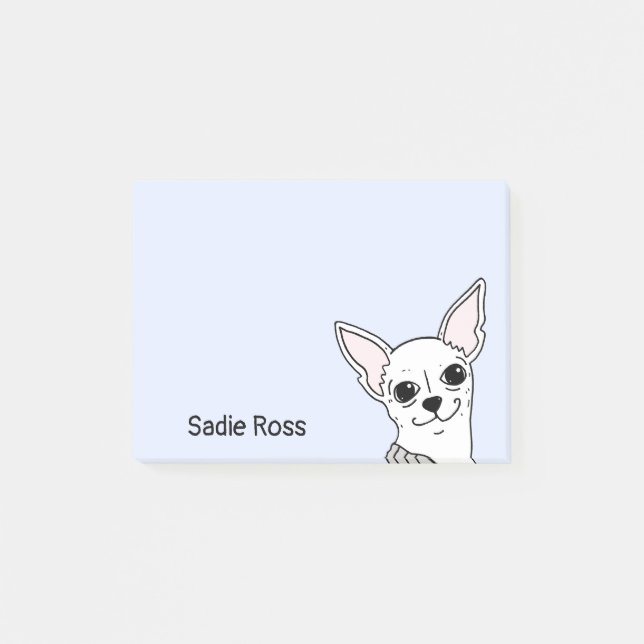 Post-it® Notes personnalisées du Chihuahua souriant (Devant)