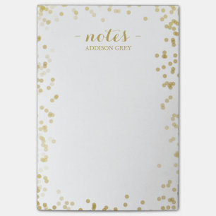 Post-it® Notes personnalisées par confettis minuscules d'o