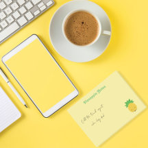 Notes personnelles sur l'ananas jaune