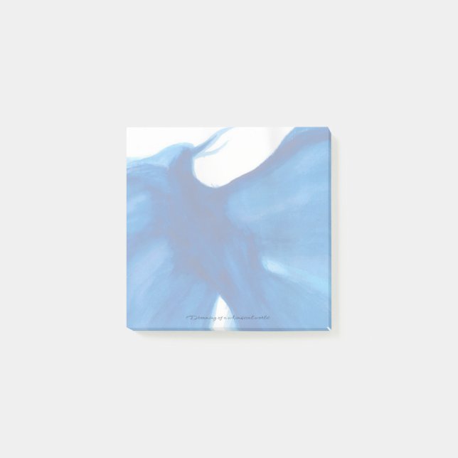 Post-It Notes Phoenix Bleu (Devant)