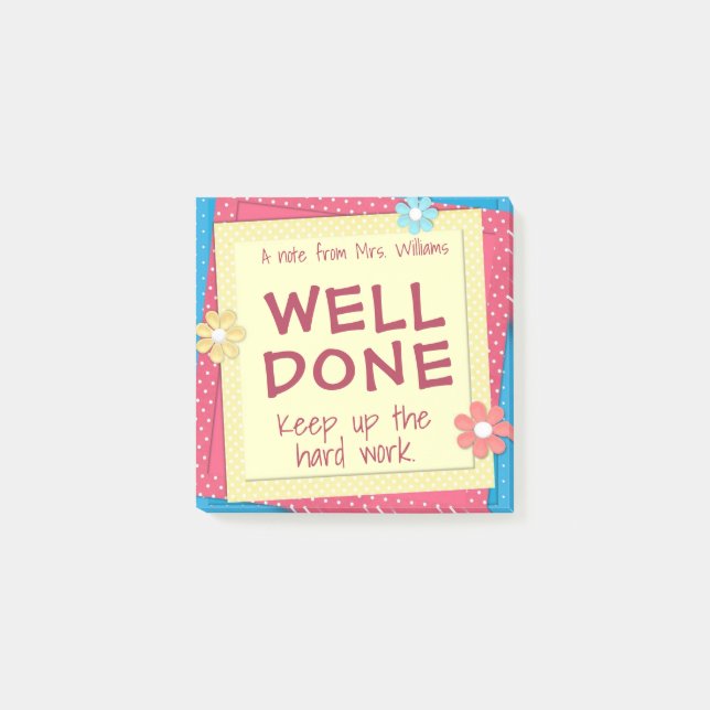 Post-it® Notes Positives Pour Les Élèves | Bien joué (Devant)