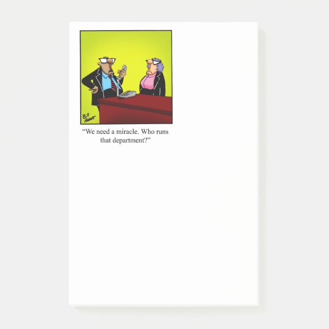 Post-it® Notes post-Humour d'entreprise (Devant)