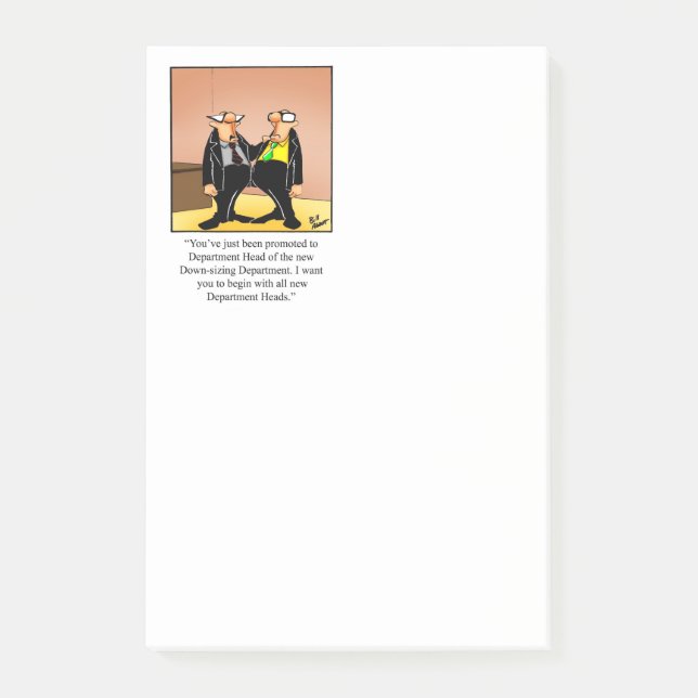 Post-it® Notes post-Humour d'entreprise (Devant)