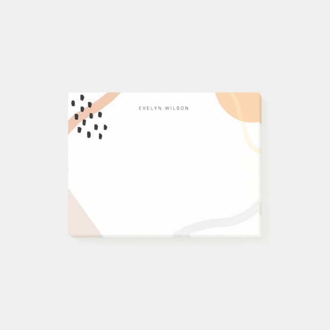 Post-it® Notes post-it Abstraites Pastel modernes (Devant)
