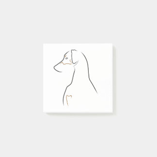 Post-it® Notes post-it - Art naturel de ligne de fond