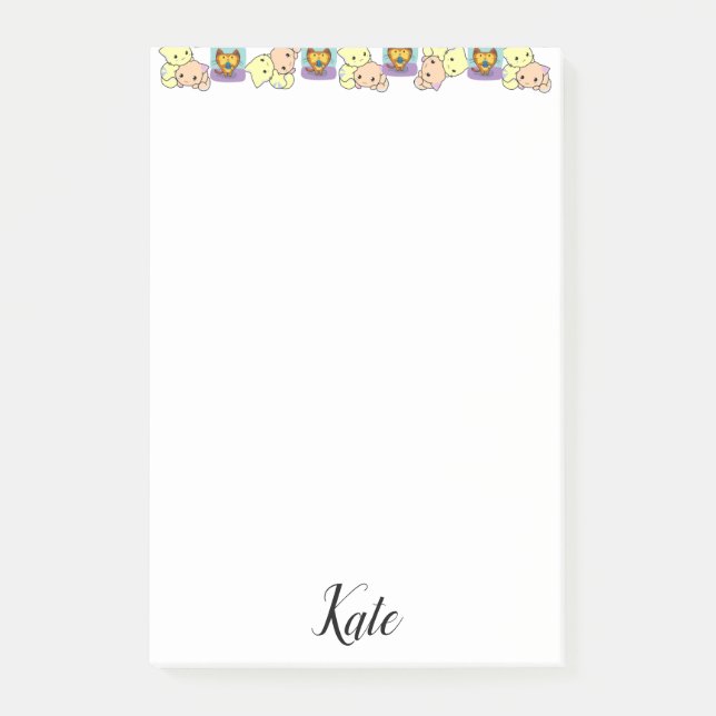 Post-it® Notes post-it Chats chats chats chats (Devant)