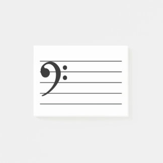Post-it® Notes post-it de Clé de basse