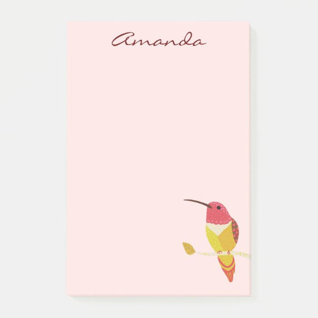 Post-it® Notes post-it de colibri (Devant)