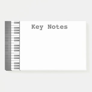 Post-it® Notes post-it de conception de clavier de piano