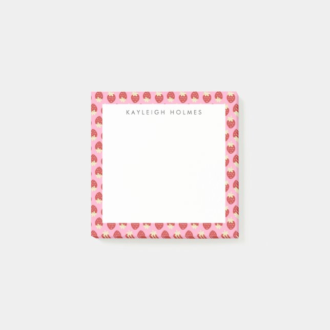Post-it® Notes post-it de flip fraise (Devant)