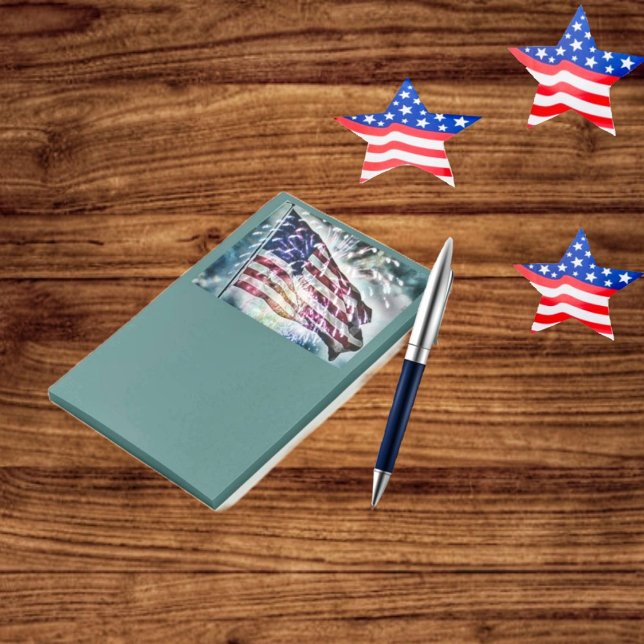 Post-it® Notes post-it de fond Fireworks (Plan your patriotic activities, with notes to your loved ones, and friends!)