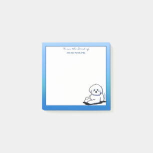 Post-it® Notes post-it de KiniArt Bichon Frise