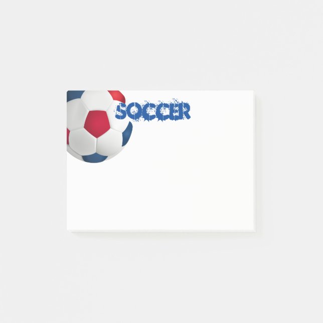 Post-it® Notes post-it de la balle de football (Devant)