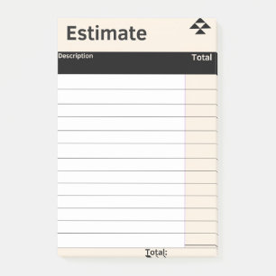 Post-it® Notes post-it de la feuille d'estimation rapide