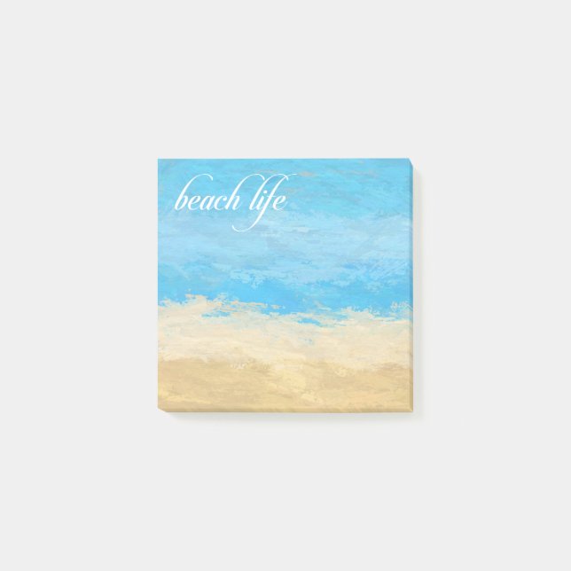 Post-it® Notes post-it de l'aquarelle Beach Life (Devant)