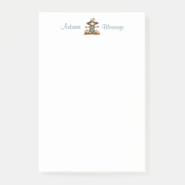 Post-it® Notes post-it de patchs citrouille 4 x 6 (Devant)